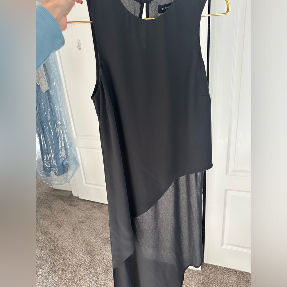 Marciano Black Asymmetric Top. XS